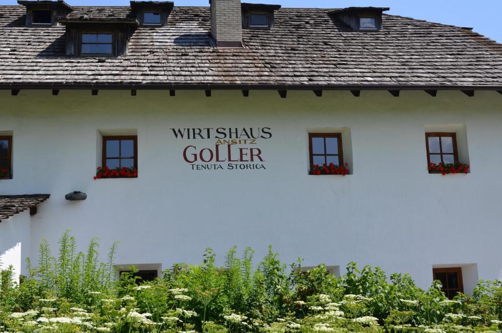 Ansitz Goller Hotel Rasun di Sopra Buitenkant foto